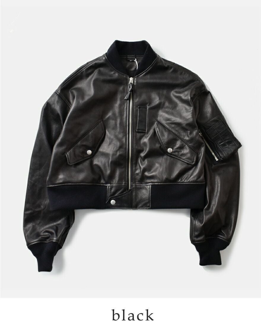 Sisii シシ レザーライダースジャケット“L2-B” 114-ol-ms レディース