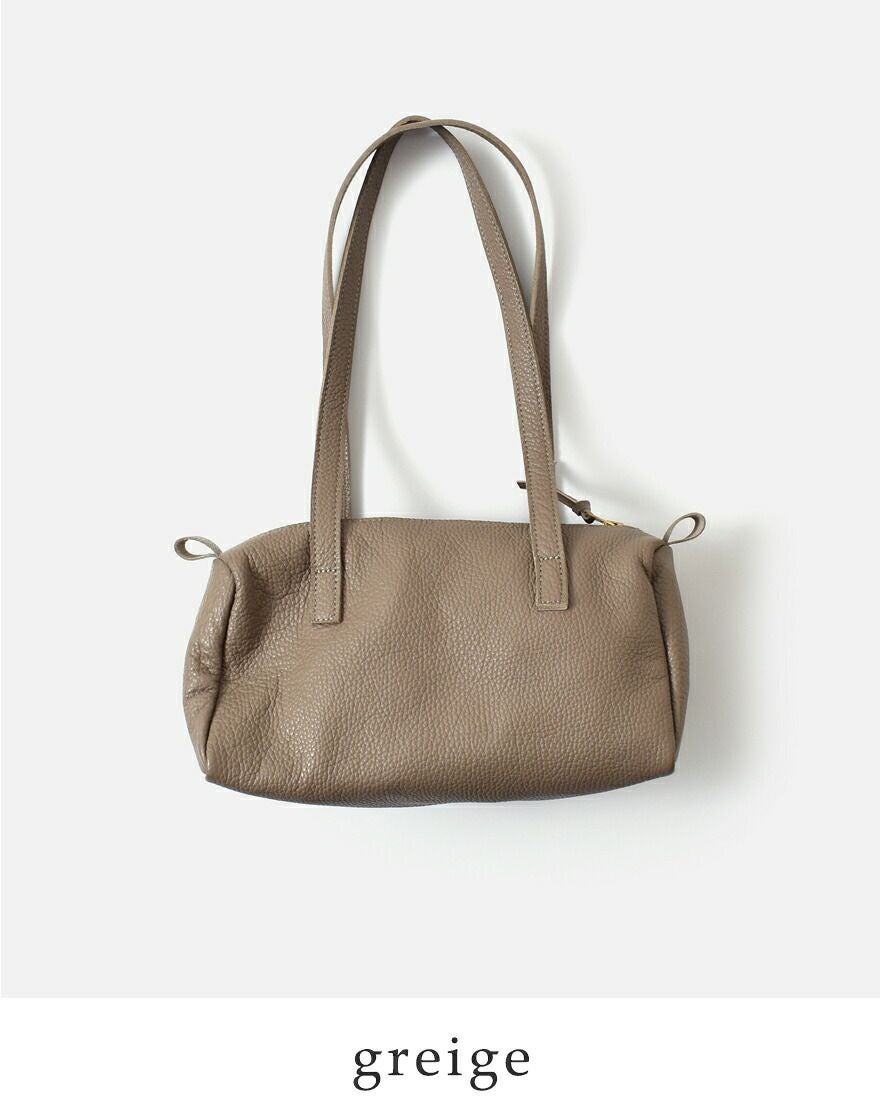 MARINE DAY マリンデイ シュリンク カウレザー ボストンバッグ “MARIA