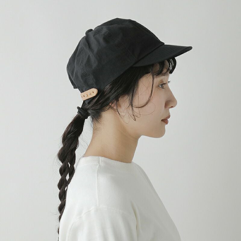 Nine Tailor ナインテイラー コットンナイロン レザーベルト 6パネル