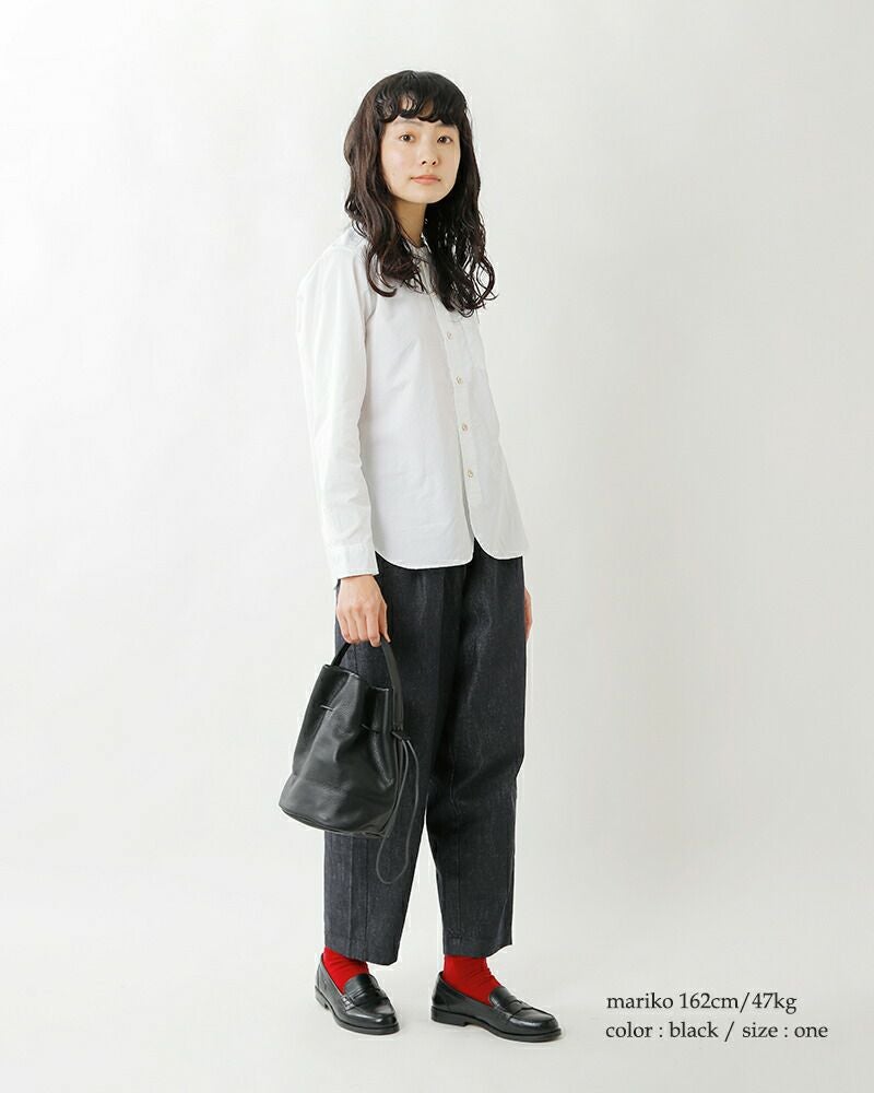 mormyrus モルミルス レザー 巾着 ハンドバッグ m-143-ma レディース