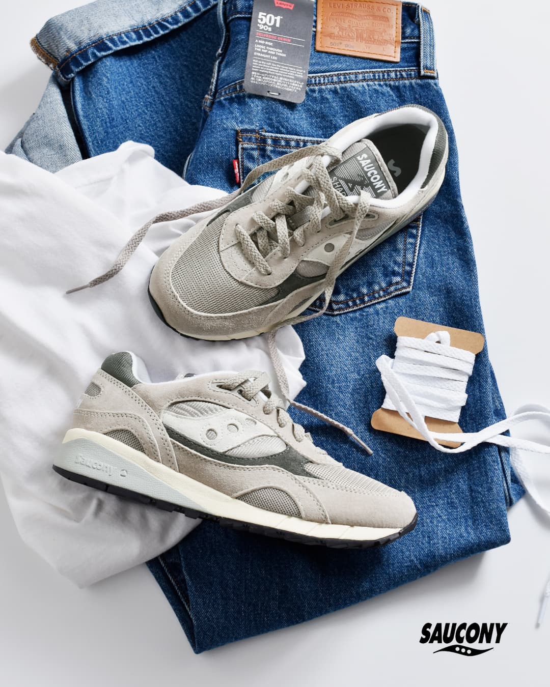 クーポン対象】saucony サッカニー シャドウ6000 スエード レザー
