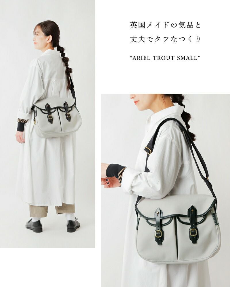 Brady ブレディ ツイルショルダーバッグ “ARIEL TROUT SMALL” ariel