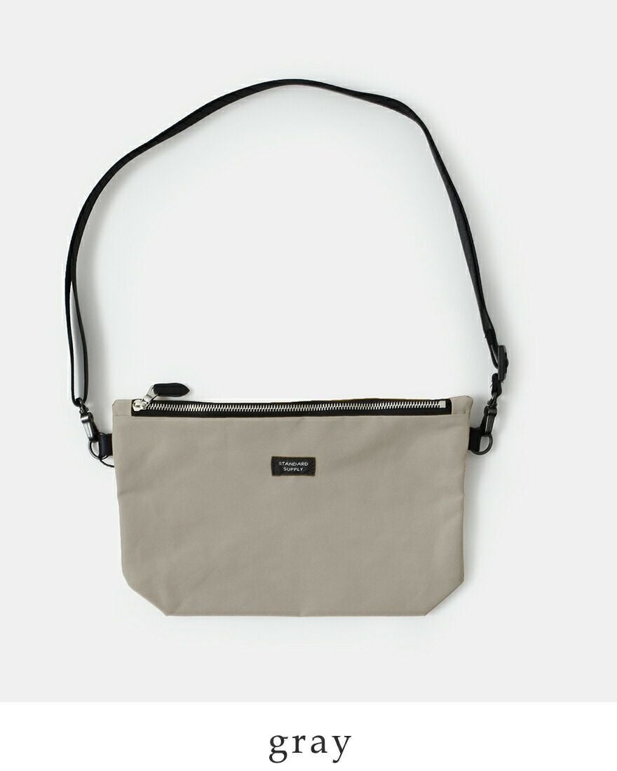 STANDARD SUPPLY スタンダードサプライWジップ ショルダーバッグ M