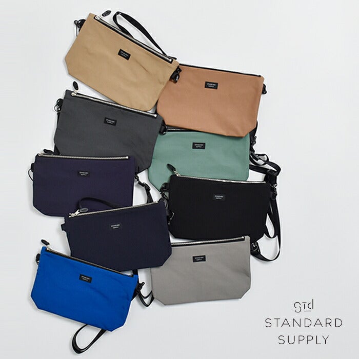 STANDARD SUPPLY スタンダードサプライWジップ ショルダーバッグ M