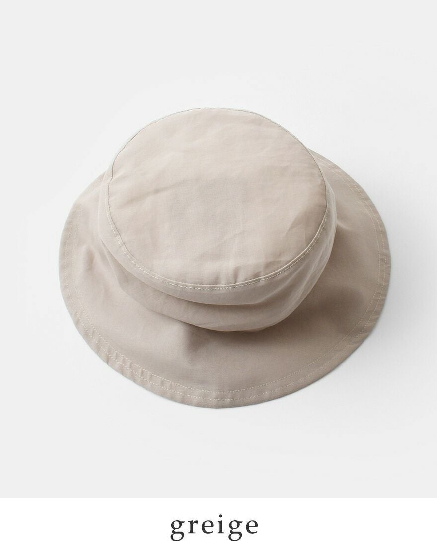 mature ha. マチュアーハ オーガンジー ミドル ハット “organdy hat