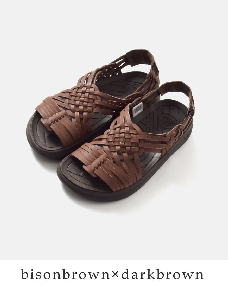 新品未使用　マリブサンダルズ 28cm CANYON メッシュデザイン　茶 MALIBU SANDALS マリブサンダルズ キャニオン メッシュ サンダル