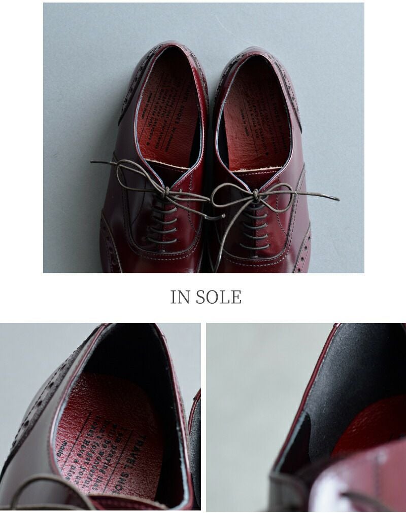 TRAVEL SHOES by chausser トラベルシューズバイショセ ウィングチップ