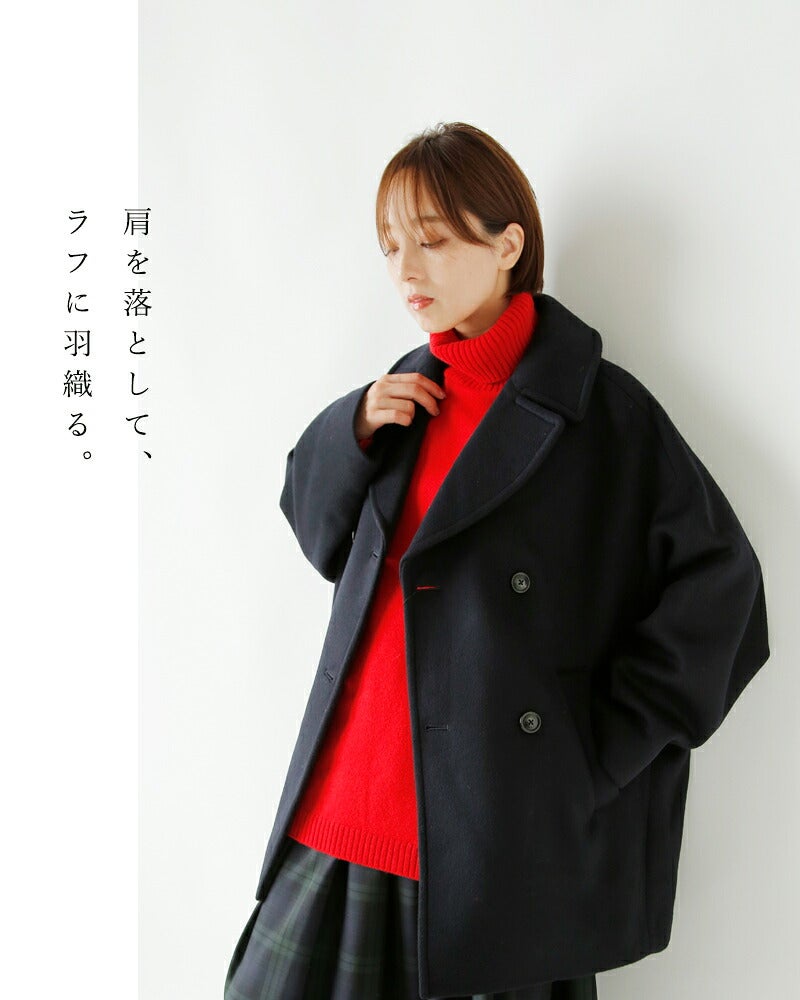 2026aw新作]TICCA ティッカ ウール ピーコート tbfa-202 レディース