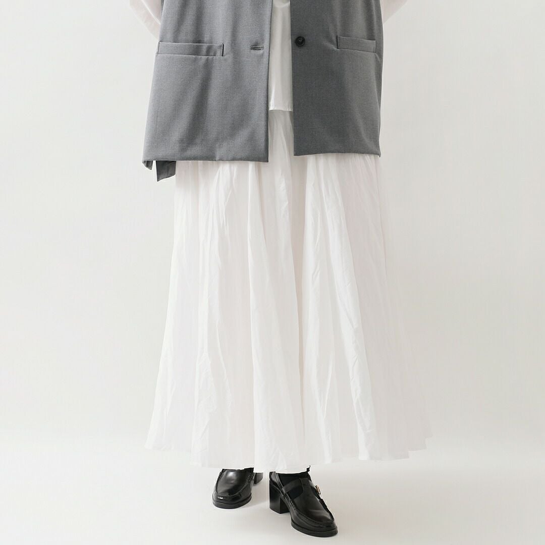 ミズイロインド mizuiro ind コットンローン ボリューム フレア