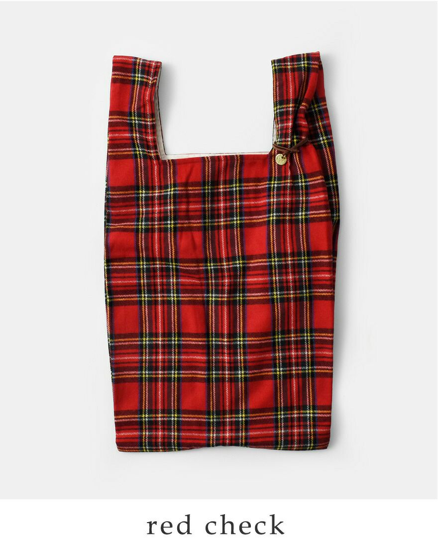 MASTER&Co. マスターアンドコー ウール タータンチェック エコバッグ