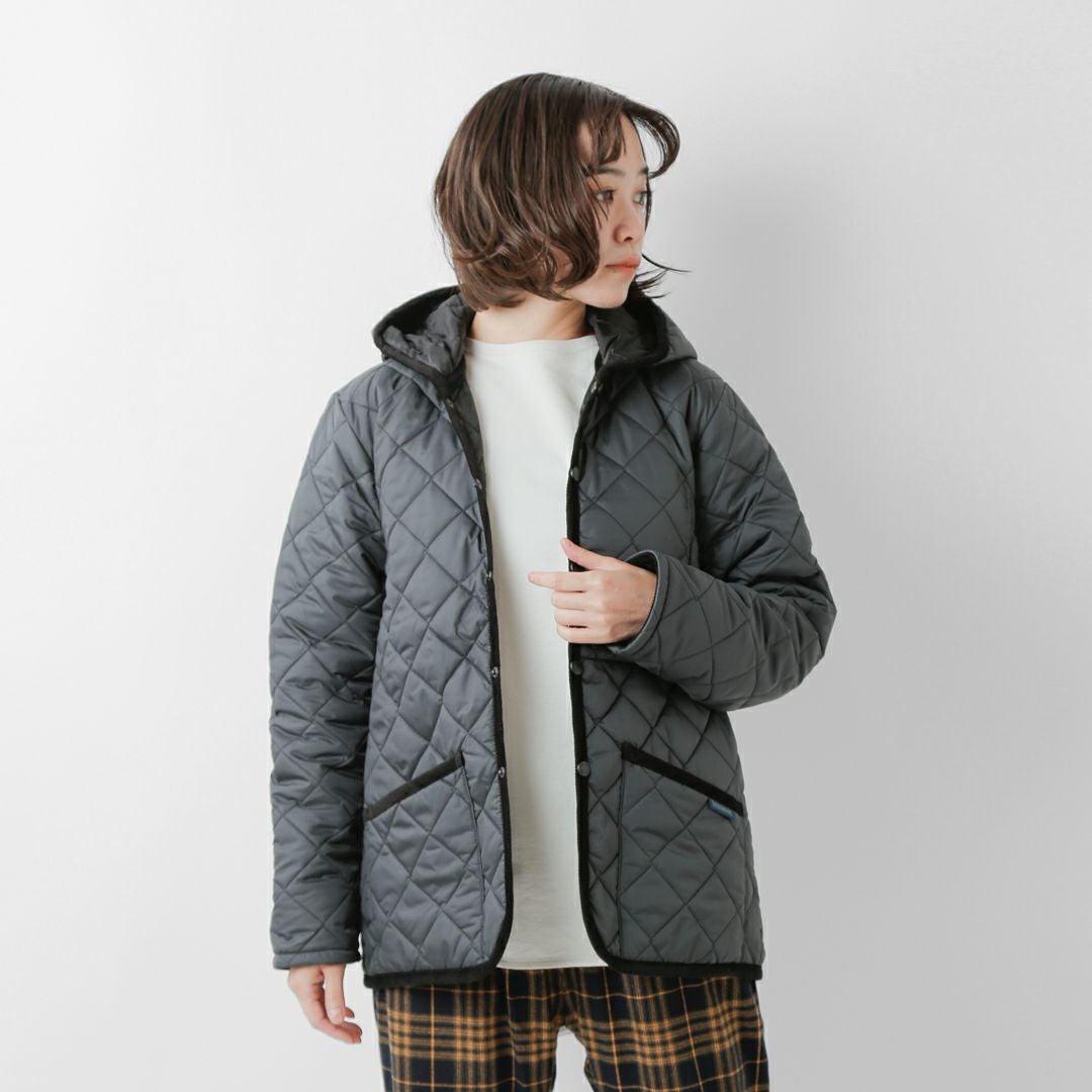新品同様✨　ラベンハム　lavenham キルティング　ジャケット　グレー　38 アウトレット】LAVENHAM ラベンハム キルティングジャケット/DENHAM RC