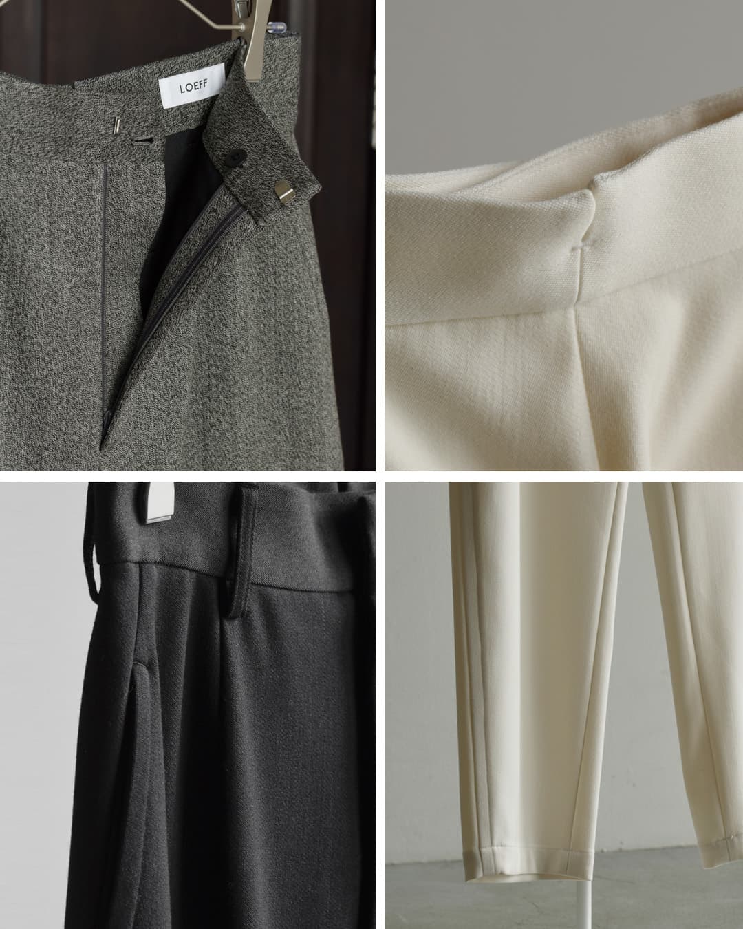 LOEFF ロエフ ダブルクロス ボンタン トラウザー パンツ　新品 LOEFF ロエフ ダブルクロス ボンタン トラウザーパンツ 8814-2-020215