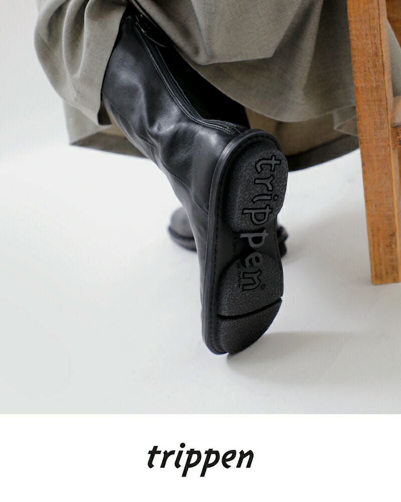 trippen トリッペン カウレザー ミドル ブーツ mid-boot-sat