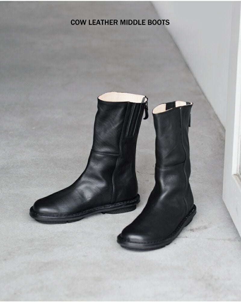 trippen トリッペン カウレザー ミドル ブーツ mid-boot-sat