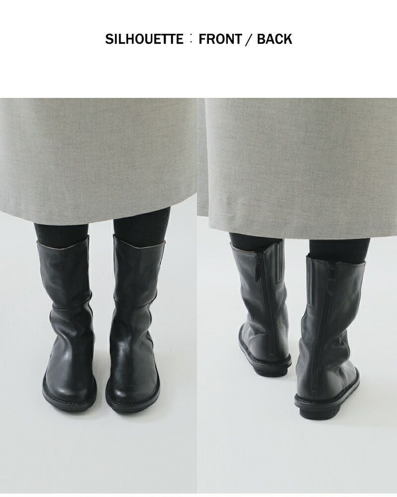 trippen トリッペン カウレザー ミドル ブーツ mid-boot-sat