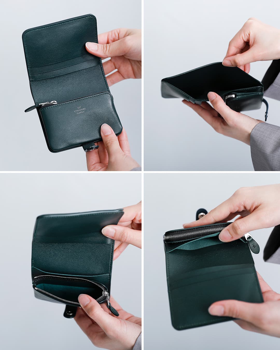 『STANDARD SUPPLY 』SNAP WALLET人気グレー STANDARD SUPPLY スタンダードサプライ スナップ ウォレット PAL snap