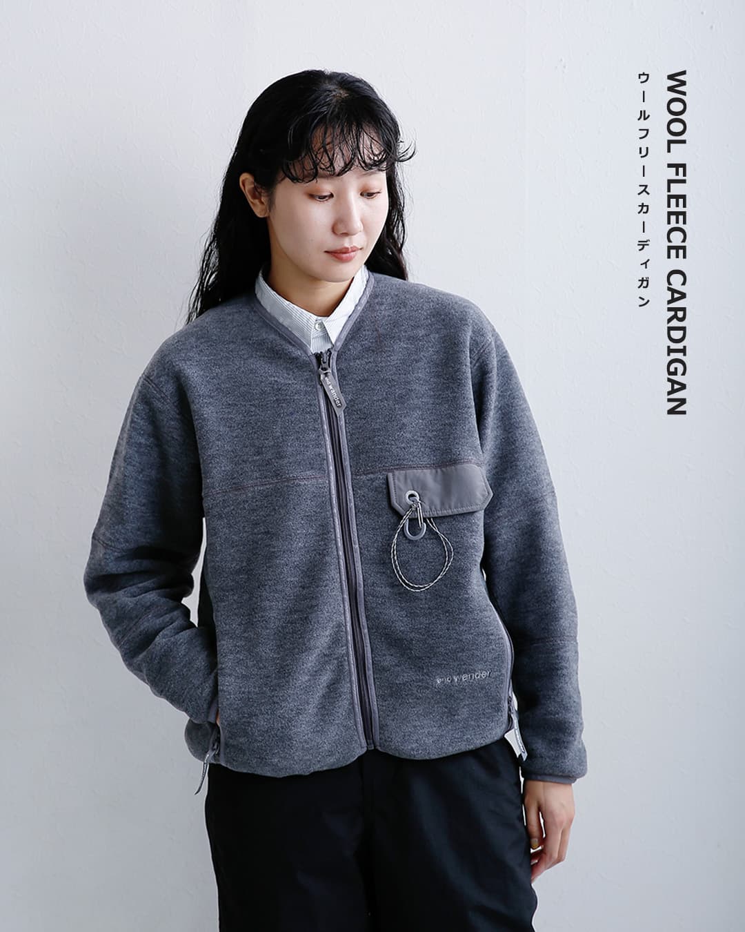 クーポン対象】and wander アンドワンダー ウール フリース