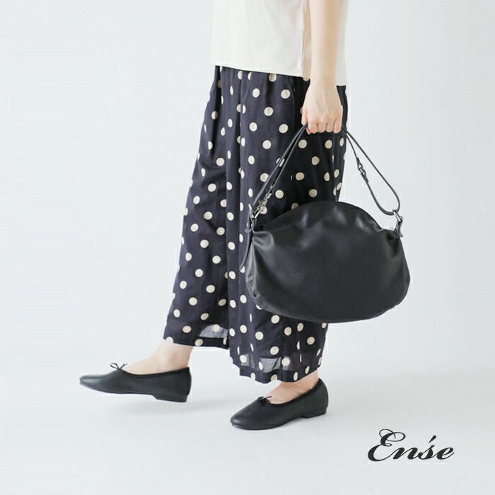Ense アンサ ゴートレザー ショルダーバッグ S “goat shoulder S” gl