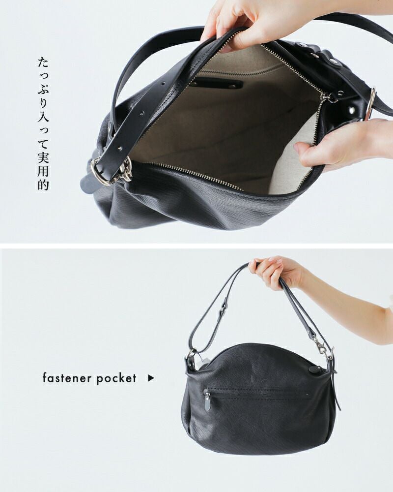 Ense アンサ ゴートレザー ショルダーバッグ S “goat shoulder S” gl