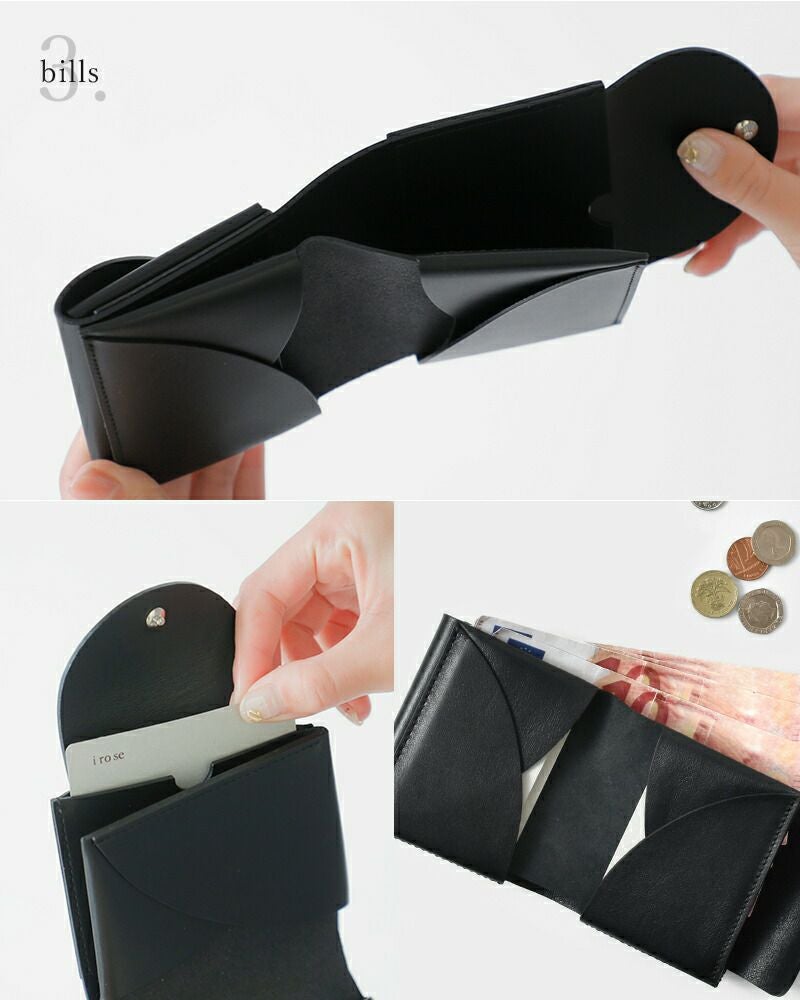 irose イロセ イタリアンレザー フォールド 2F ウォレット “FOLD 2F