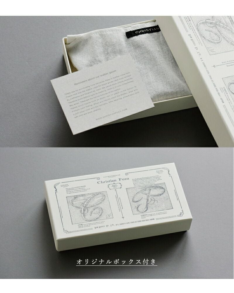 CHRISTIAN PEAU クリスチャン ポー クリスチャンポー レザー ラウンド