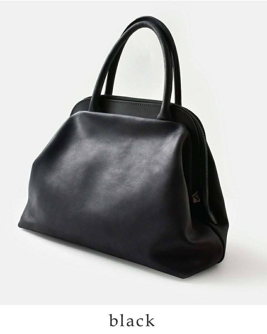 Ense アンサ キップレザー がま口 ショルダー バッグ Sサイズ