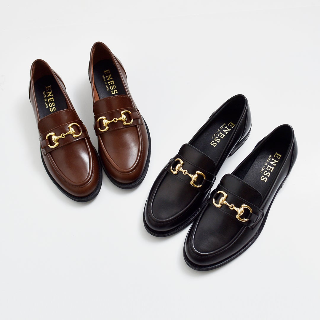 eness エネス レザー ビットローファー st-1144 2026ss新作 春夏