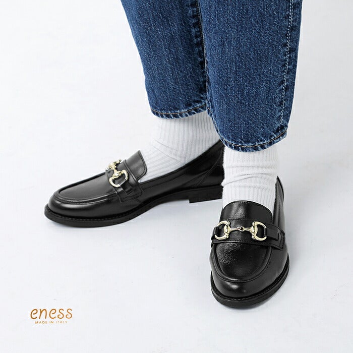 eness エネス レザー ビットローファー st-1144 2026ss新作 春夏