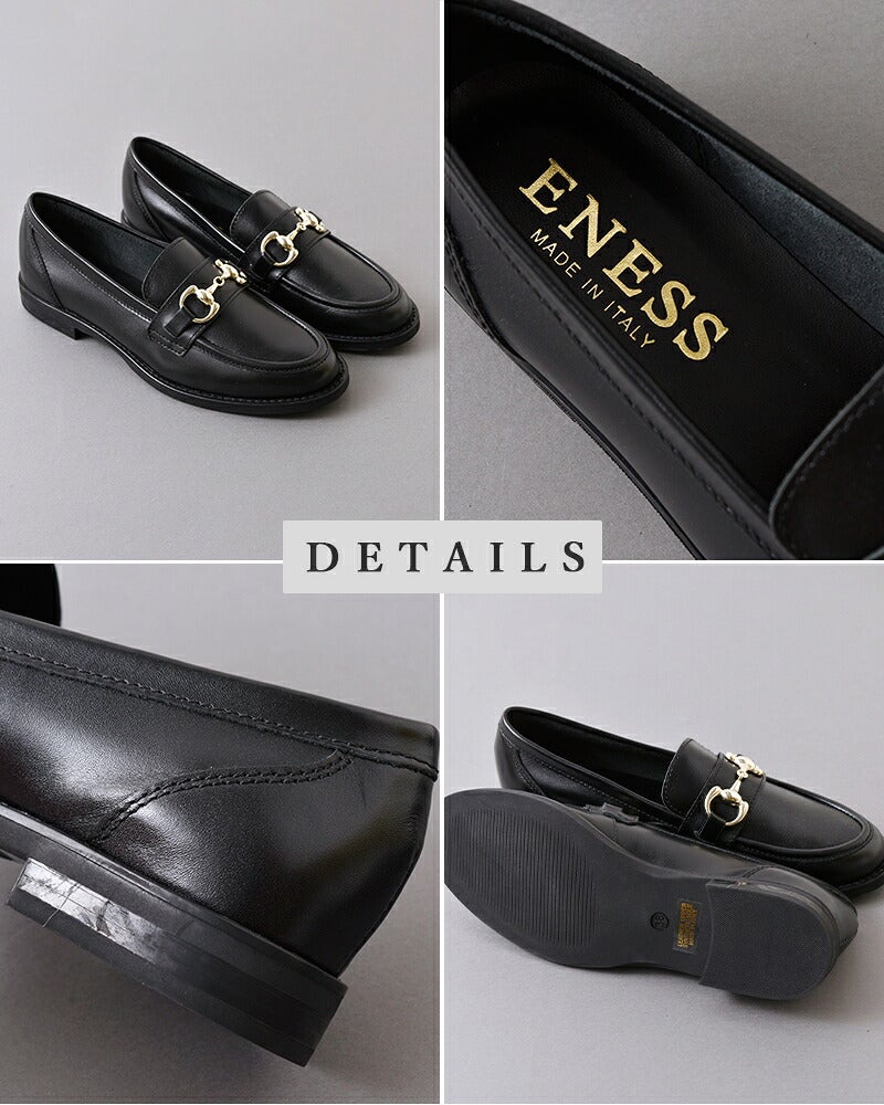 eness エネス レザー ビットローファー st-1144 2026ss新作 春夏