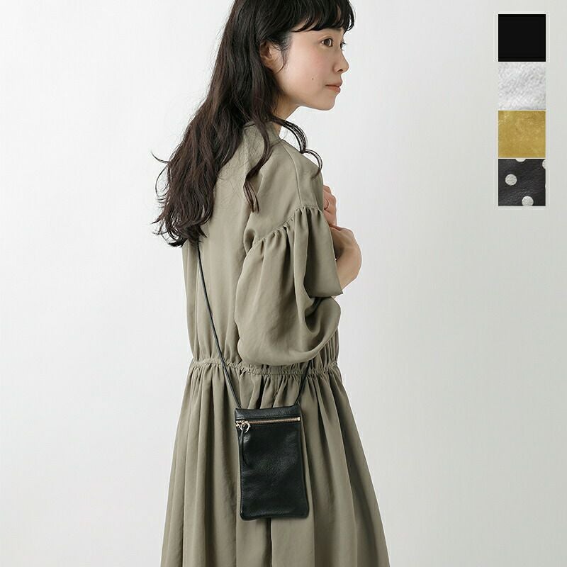 MARINE DAY マリンデイ ゴートスキン レザー ショルダーバッグ “JOY