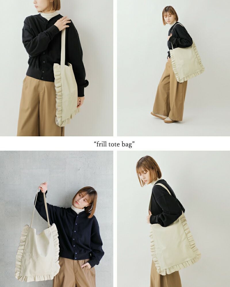 Sisii シシ レザー フリル トート バッグ “frill tote bag” 100-027-ms