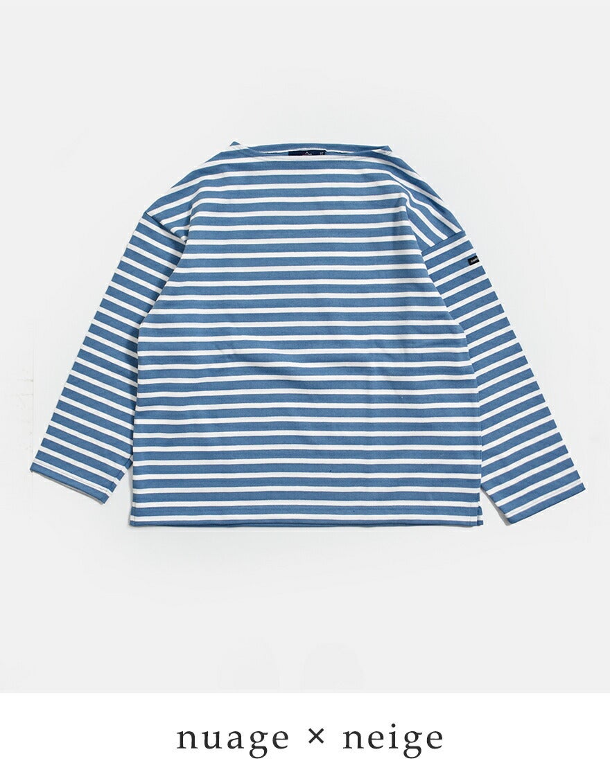 あおぞら　美品セントジェームズ OUESSANT LOOSE オーシバル SAINT JAMES セントジェームス コットン ボートネック ウェッソン
