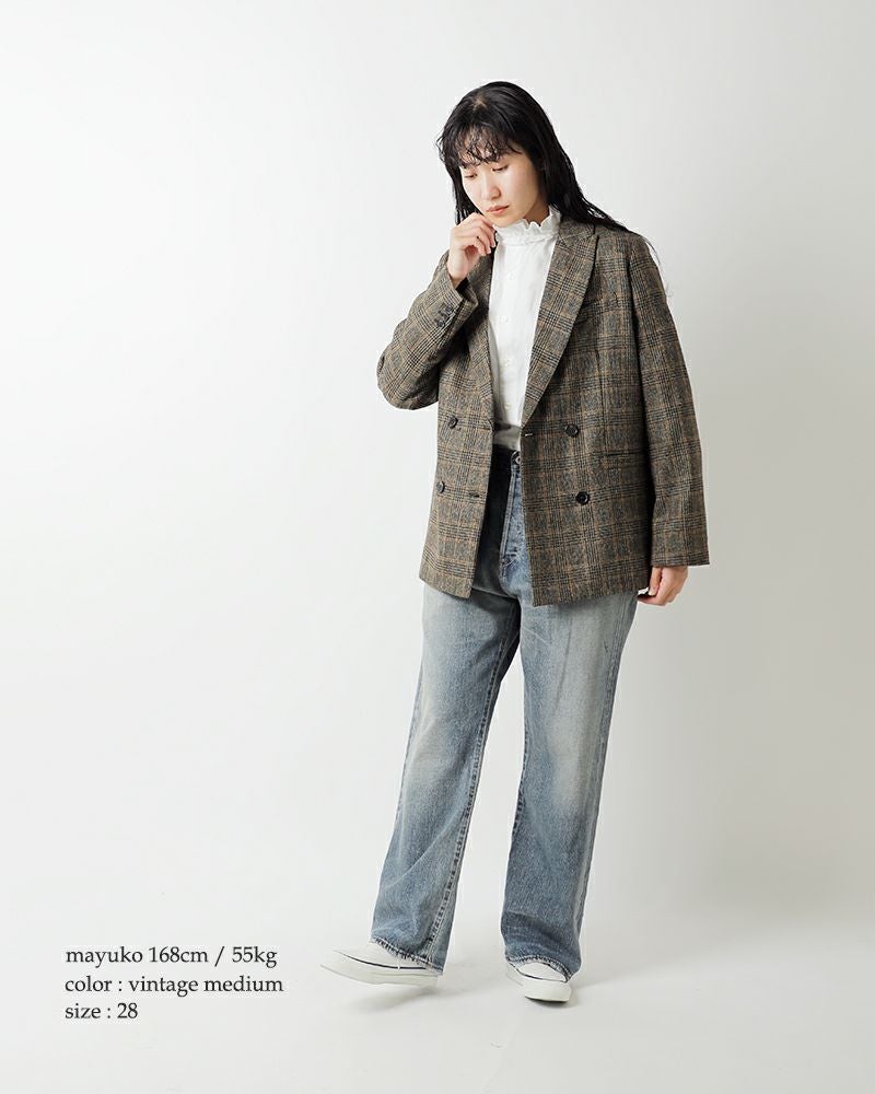 chimala チマラ 13oz セルビッチ デニム バギー カット パンツ cs40