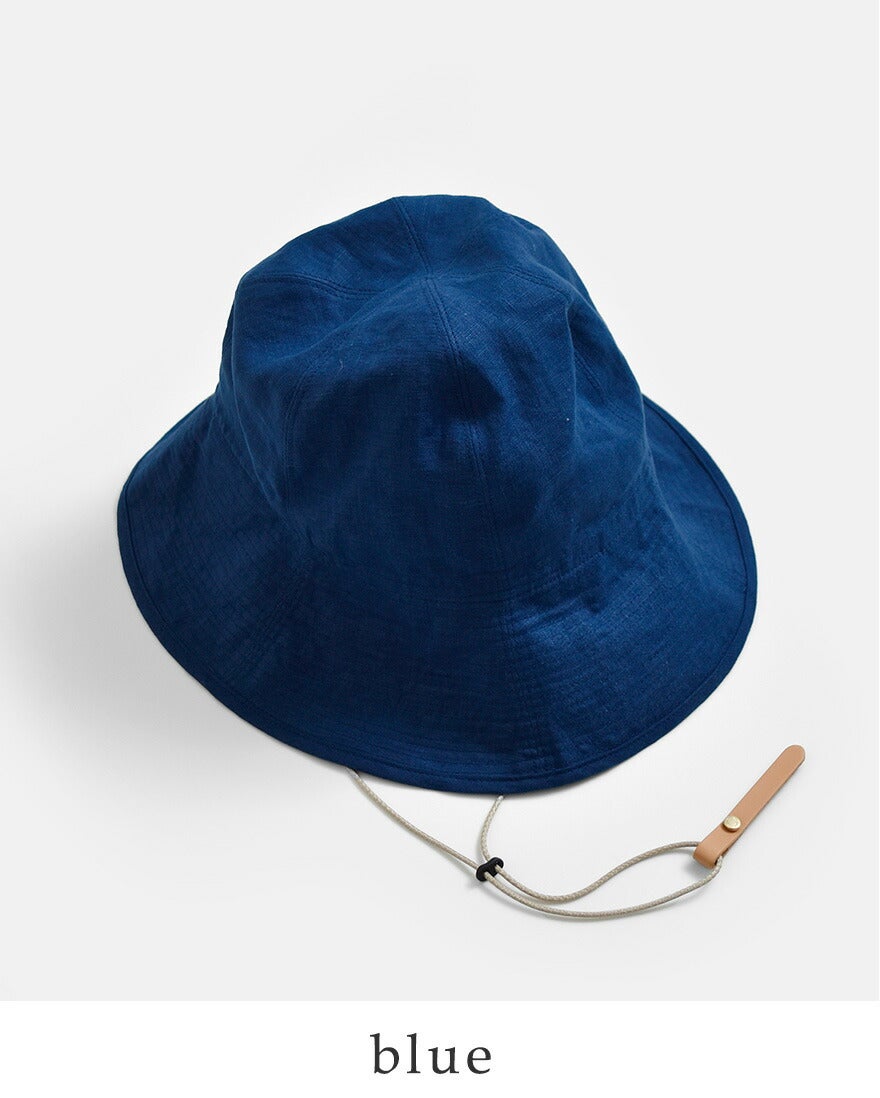 Nine Tailor ナインテイラー ベルギーリネン ハット Canna Hat n-1074