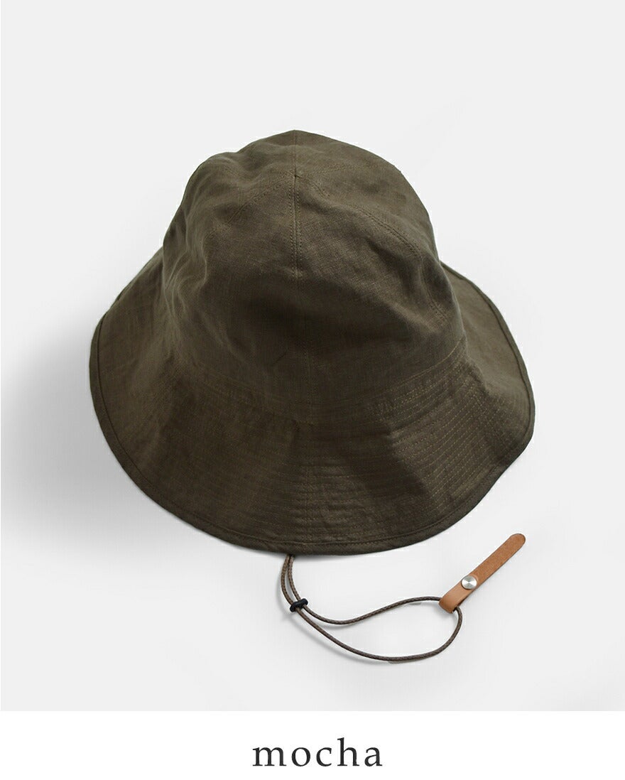 最終値下げナインテイラーNine Tailor ベルギーリネンハット ナチュラル Nine Tailor ナインテイラー ベルギーリネン ハット Canna Hat n-1074