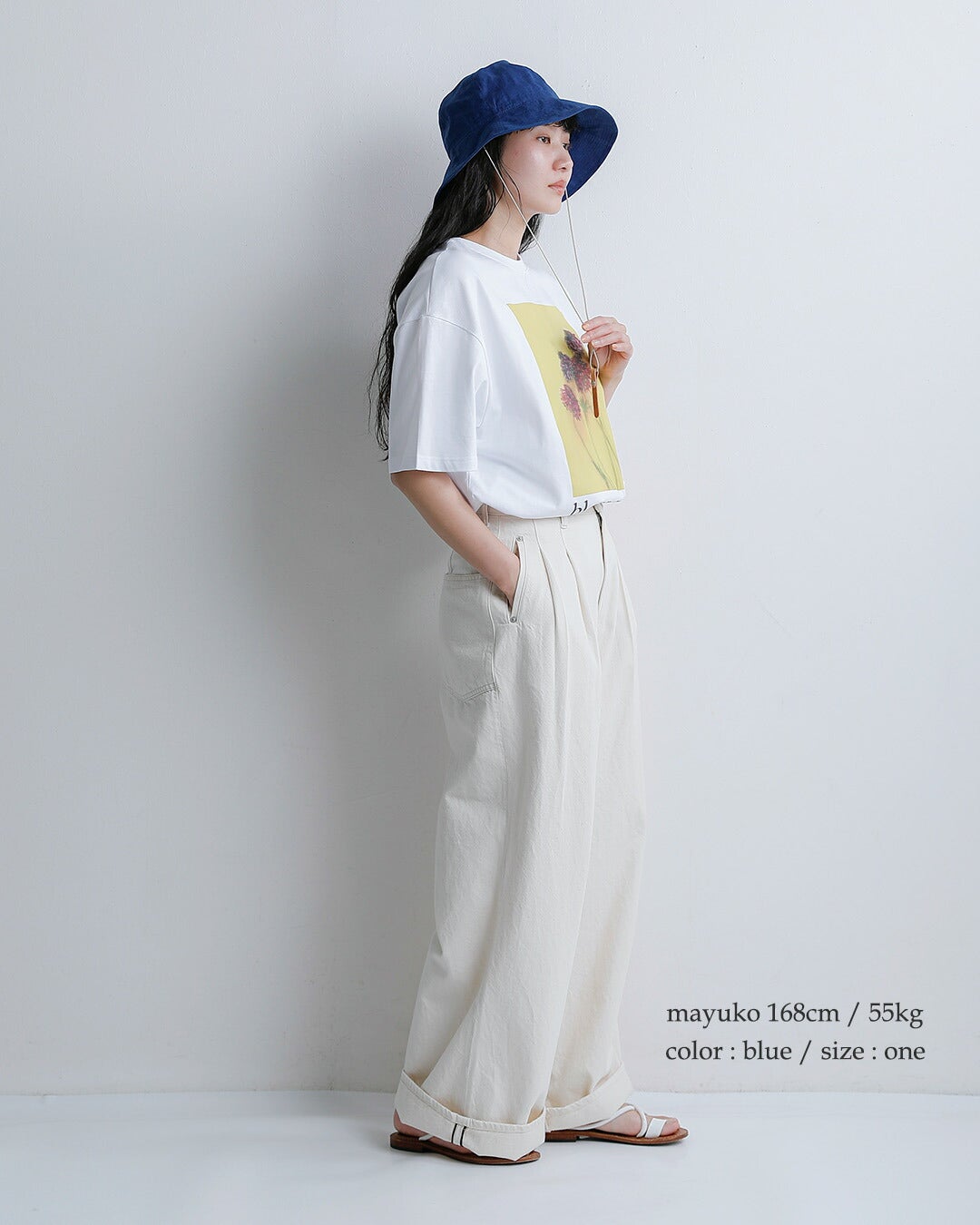 Nine Tailor ナインテイラー ベルギーリネン ハット Canna Hat n-1074