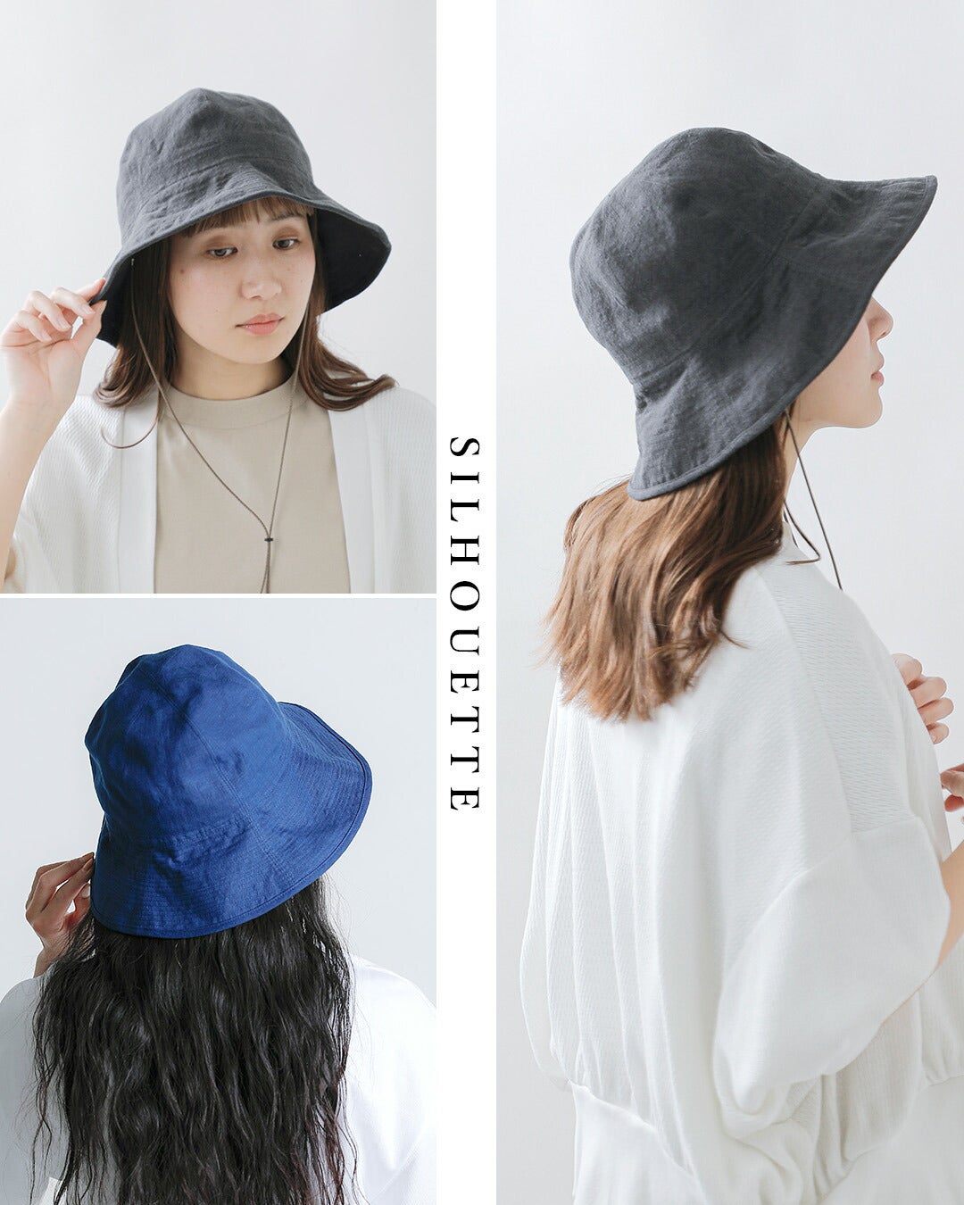 Nine Tailor ナインテイラー ベルギーリネン ハット Canna Hat n-1074