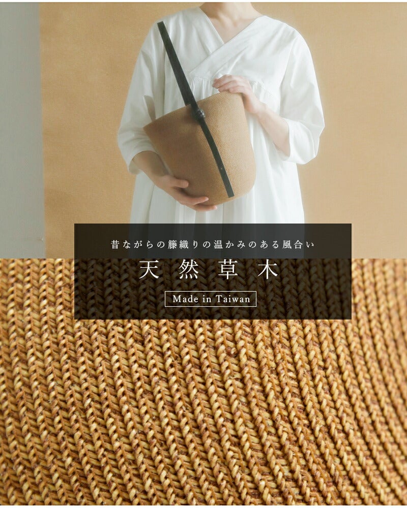 クーポン対象】Kamaro'an カマロアン レザーハンドル バケツ型