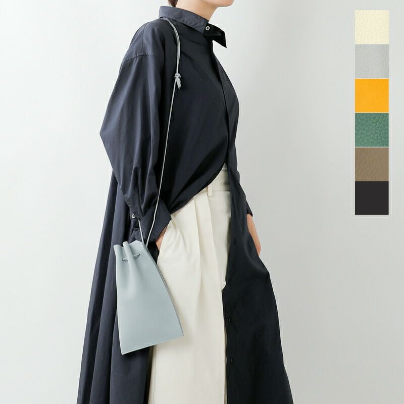 50%OFF】ITTI イッチ レザー ヘリー 巾着 ポーチ バッグ “HERRIE