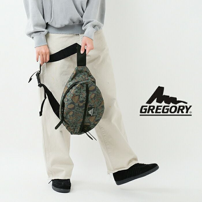 フミ　GREGORY ボディバッグ レオパード柄 GREGORY(グレゴリー)420D コーデュラナイロン レオパード プリント