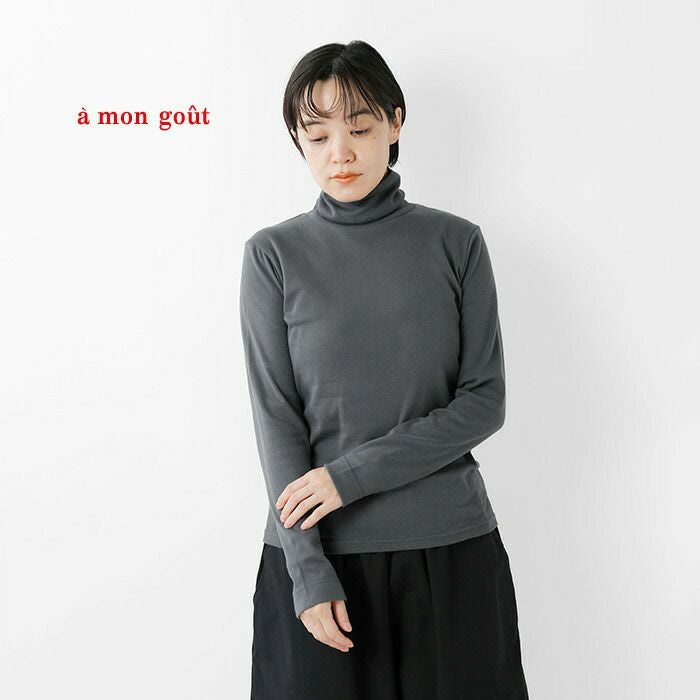 BALMUNG 壁紙模様ハイネックタートル（グレー） GB0425/KNT06 : Sulman Turtle Neck Knit / サルマンタートルネック