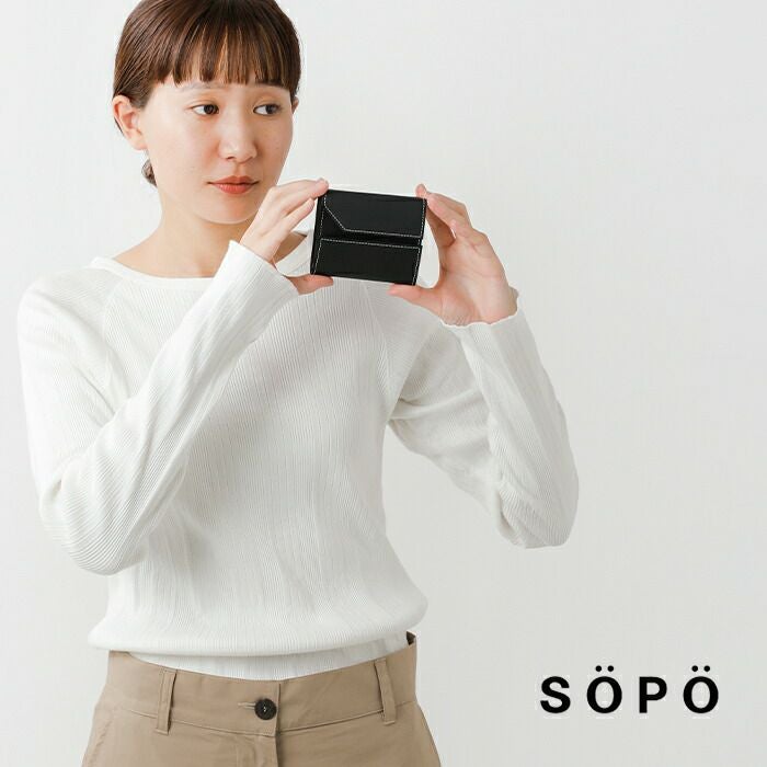 SOPO ソポ カーフレザー ウォレット “OLD MMM PURSE-DEG/ZE” so-55-kk