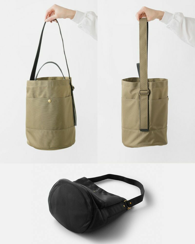 MARINE DAY マリンデイ 66ナイロン×カウレザー ショルダーバッグ