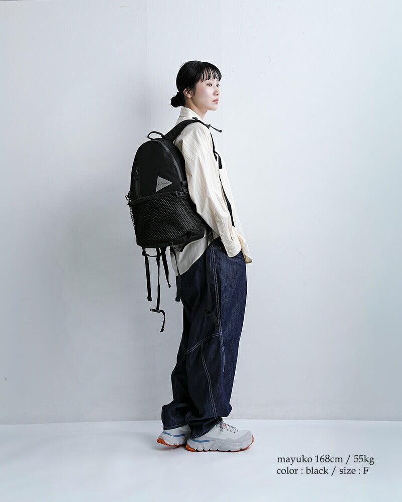 and wander アンドワンダー PE/CO 20L デイパック リュック バック