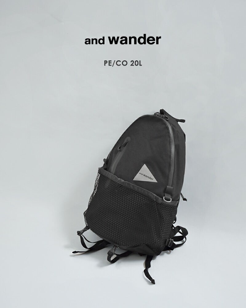 20%OFF】and wander アンドワンダー PE/CO 20L デイパック リュック