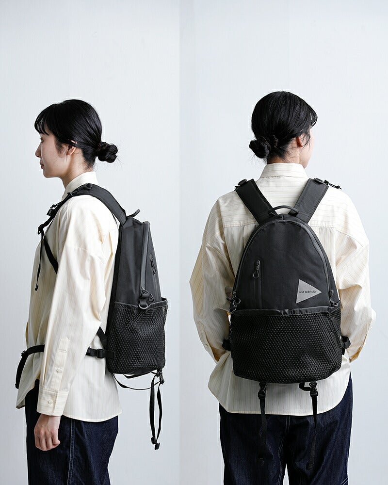 and wander アンドワンダー PE/CO 20L デイパック リュック バック