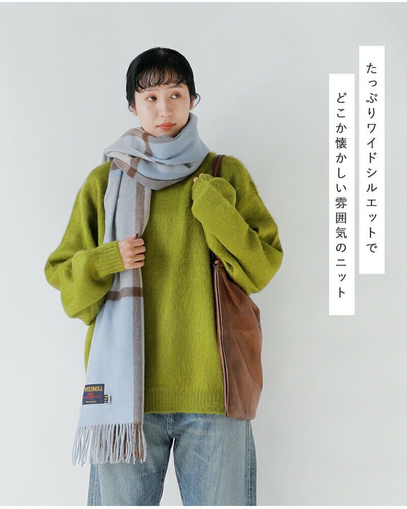 40%OFF】TOWN CRAFT タウンクラフト ソリッド シャギー カラー クルー