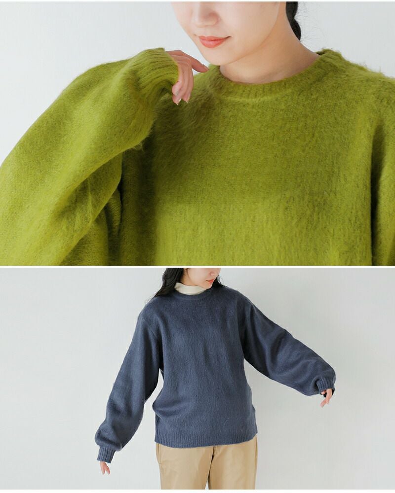 40%OFF】TOWN CRAFT タウンクラフト ソリッド シャギー カラー クルー