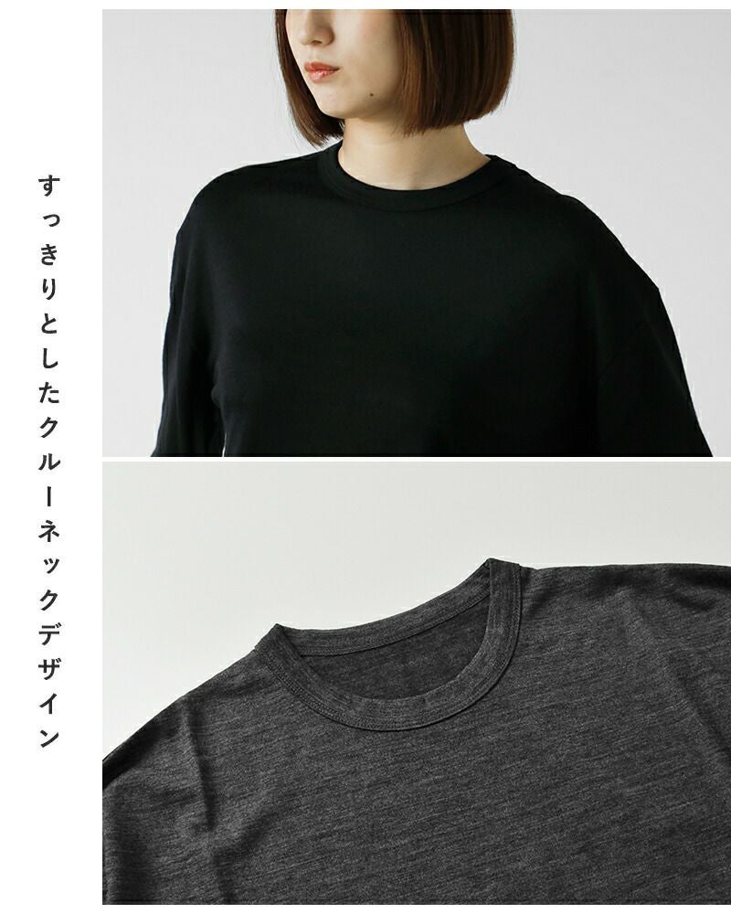 40%OFF】SLOANE スローン ウール天竺 長袖 ニット Tシャツ sl9s-t896