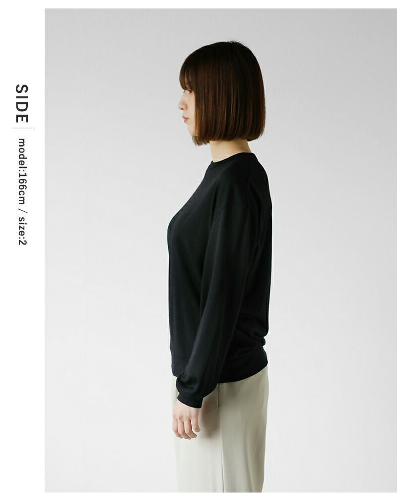 40%OFF】SLOANE スローン ウール天竺 長袖 ニット Tシャツ sl9s-t896